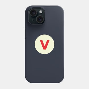 Vintage V Monogram Phone Case