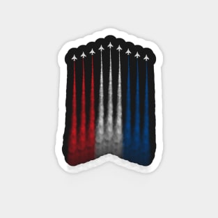 Red White Blue Air Force Flyover Magnet