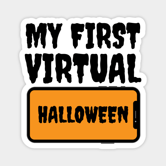 My First Virtual Halloween Magnet by Valentin Cristescu