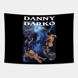 Danny Darko Cursed Movie Poster Knock Off Parody Time Travel Off Brand Corny Worst Design Tapestry