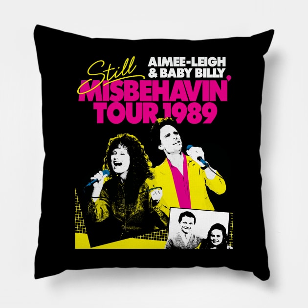 Still misbehavin Tour 1989 Concert Pillow by mamahkian