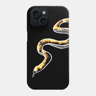 Golden galaxy Snake Phone Case