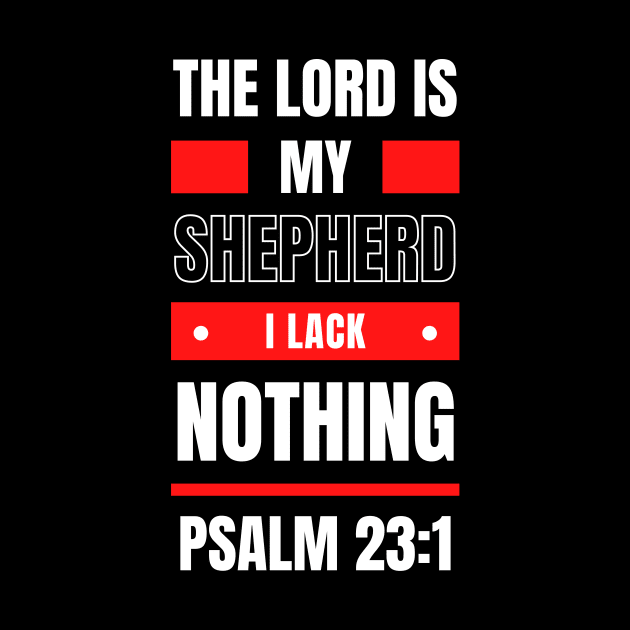 The Lord Is My Shepherd | Bible Verse Psalm 23:1 by All Things Gospel