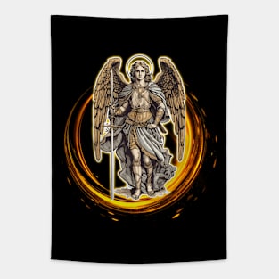 Saint Michael Archangel Tapestry