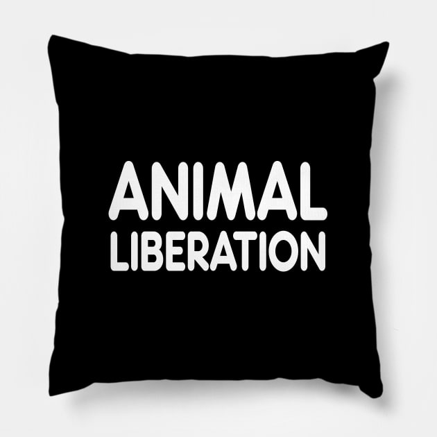 Animal Liberation Pillow by Madelyn_Frere