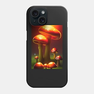 MAGICALLY LIT MUSHROOMS Phone Case