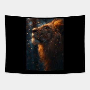 Lion Sparks Tapestry