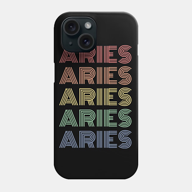 Colorful Aries zodiac design! Phone Case by euheincaio