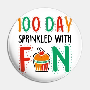 100 Days Of School Cute T-shirt Pin
