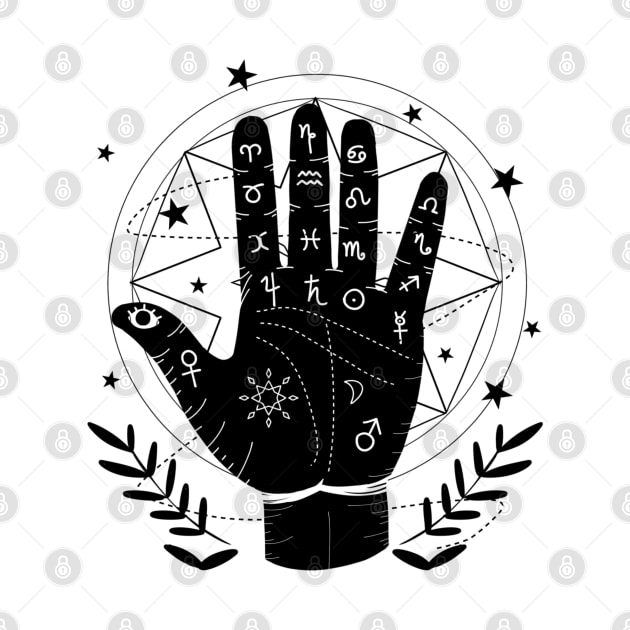 Palmistry by Hija de Marte Tarot