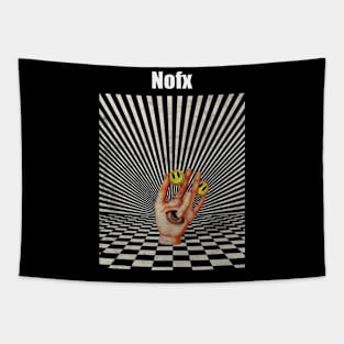 Illuminati Hand Of Nofx Tapestry