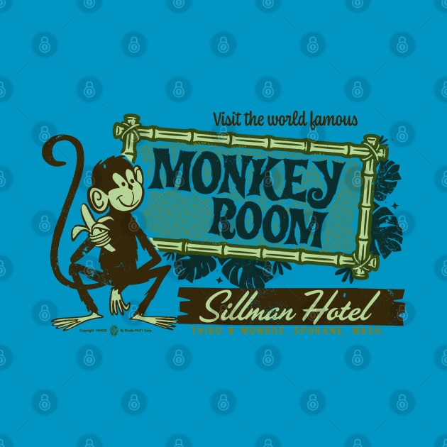 World Famous Monkey Room Vintage Spokane Washington by StudioPM71