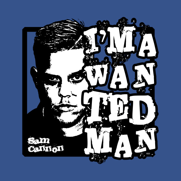 Disover WANTED MAN - Sam Cannon - QWA - Wanted - T-Shirt