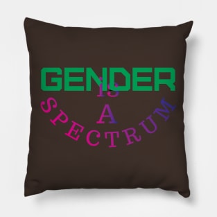 Gender is a spectrum Pillow