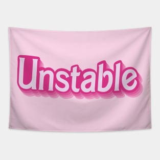 Unstable Barbie Pink Gradient Tapestry