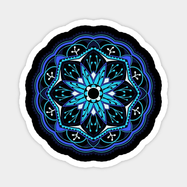 mandala Magnet by HokiShop