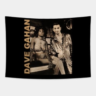 Vintage Poster of Dave gahan Tapestry