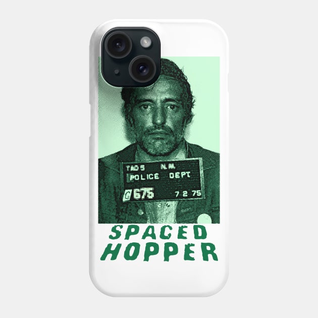 Spaced Hopper leaf green Phone Case by Spine Film