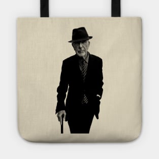 Leonard Cohen /// Vintage Style Tote