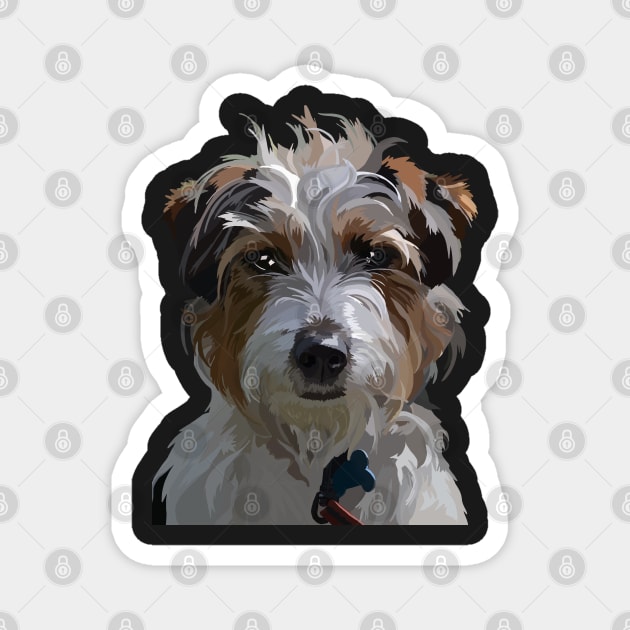 Jack the Jack Russell Magnet by NattyDesigns