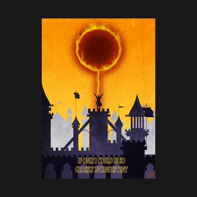 Praise the Sun Silhouette Piece by Art of Arklin