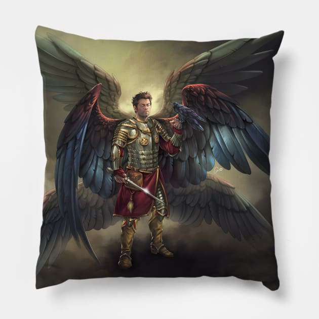 Castiel Winged Hussar Pillow by GioGui