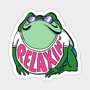 relaxin froggy Magnet