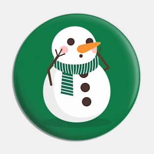 Cute Snowman Design Pin