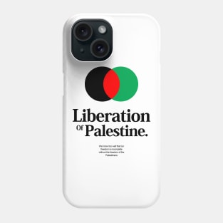 Liberation Of Palestine Phone Case