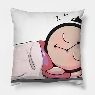 It's time for bed clock sleeping kids Pillow