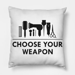 Barber - Choose you weapon Pillow