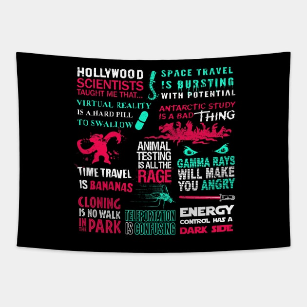 Hollywood Science Tapestry by stevenlefcourt