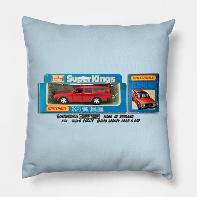 SUPER TOY 245 ESTATE Pillow by Throwback Motors