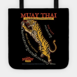 Vintage Tiger Muay Thai Tattoo Tote