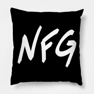 NFG White A Pillow