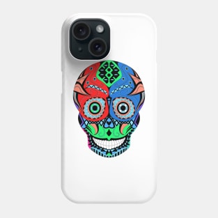 marvelous skeleton catrina happy face ecopop art Phone Case