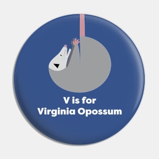 Virginia Possum Pin