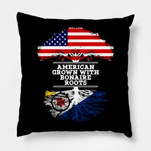 American Grown With Bonaire Roots - Gift for Bonaire From Bonaire Pillow
