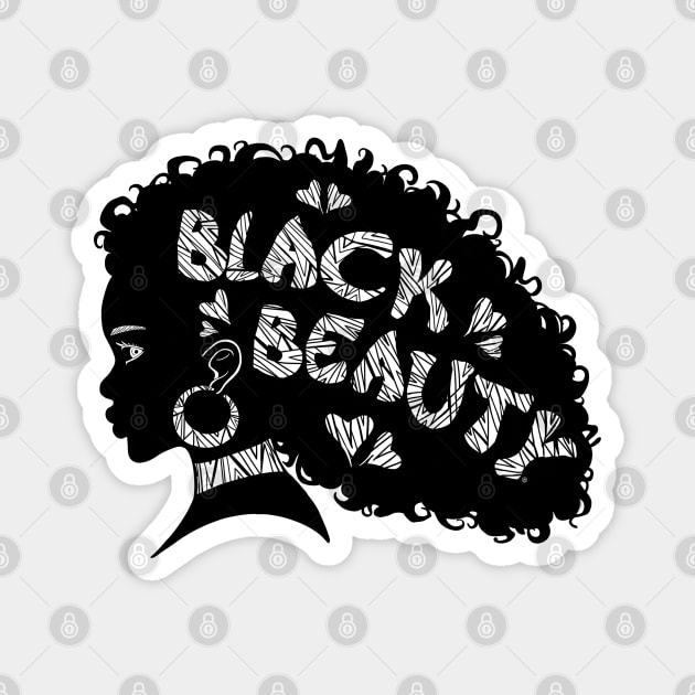 Black Girl Beauty Magnet by DaphInteresting
