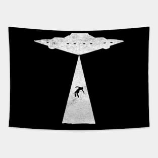 Ufo Abduction Force Tapestry