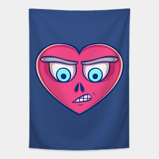 Angry heart 1 Tapestry