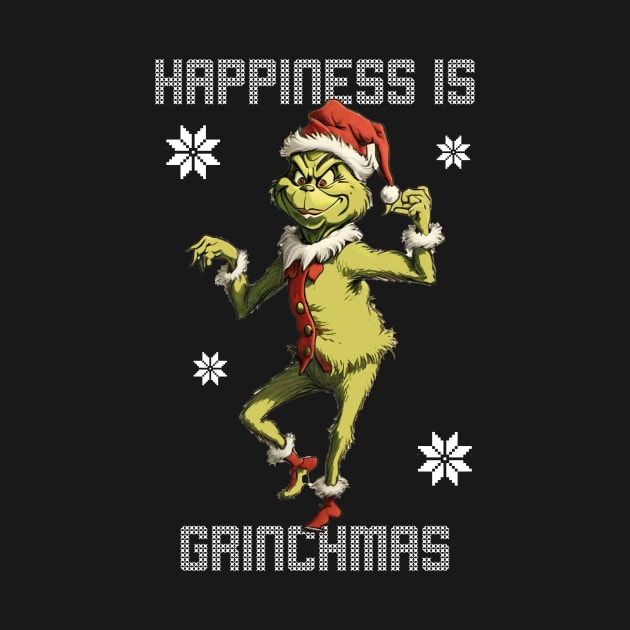 Grinch - Happiness Is Grinchmas by Thermul Bidean