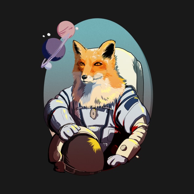 Foxxy astronaut by ruhefuchs