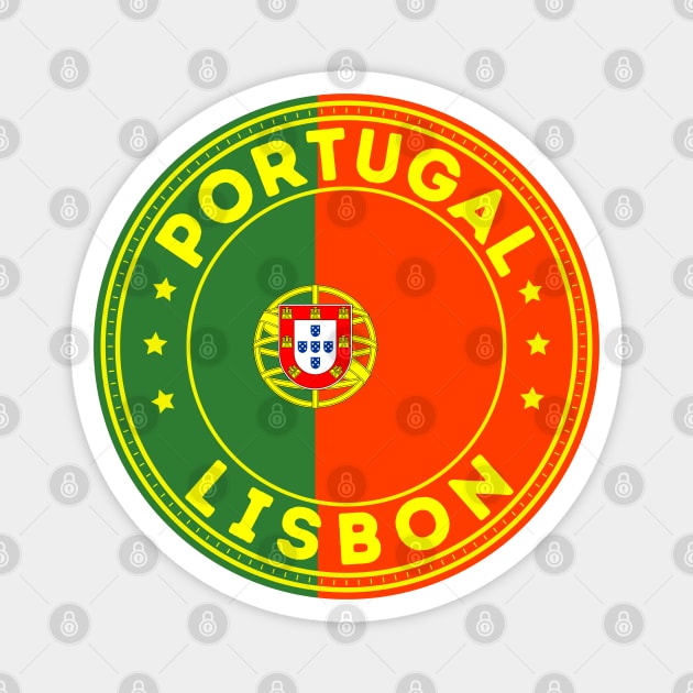 Lisbon Magnet by footballomatic