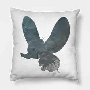 Elephant Inspired Silhouette Pillow