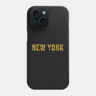 New York - Yellow Phone Case