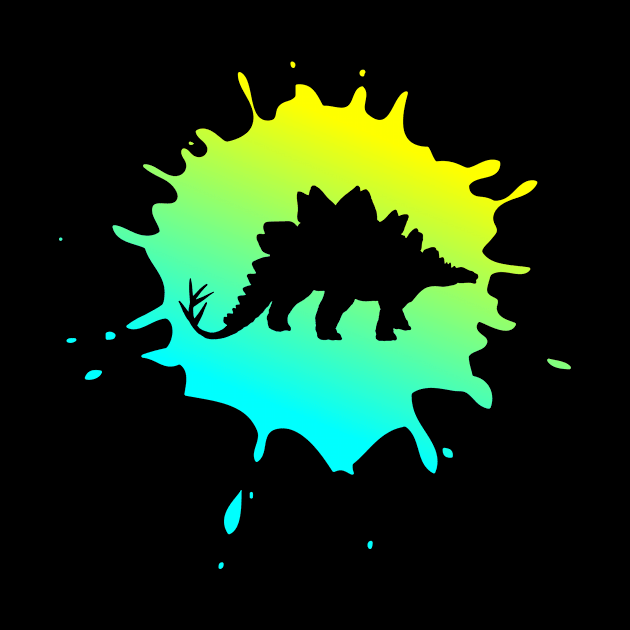 Men or Boys Stegosaurus by JKFDesigns