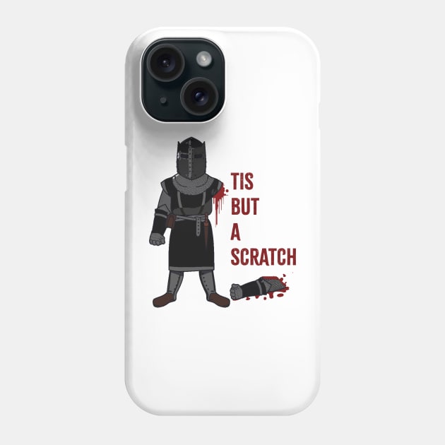 vintage knight tis but a scratch Phone Case by GosokanKelambu