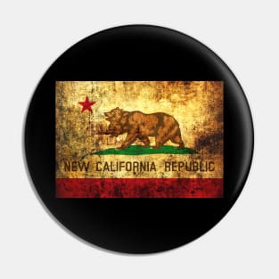 New California Republic Flag Pin