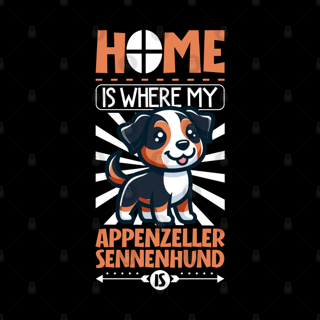 Home is with my Appenzeller Sennenhund by Modern Medieval Design